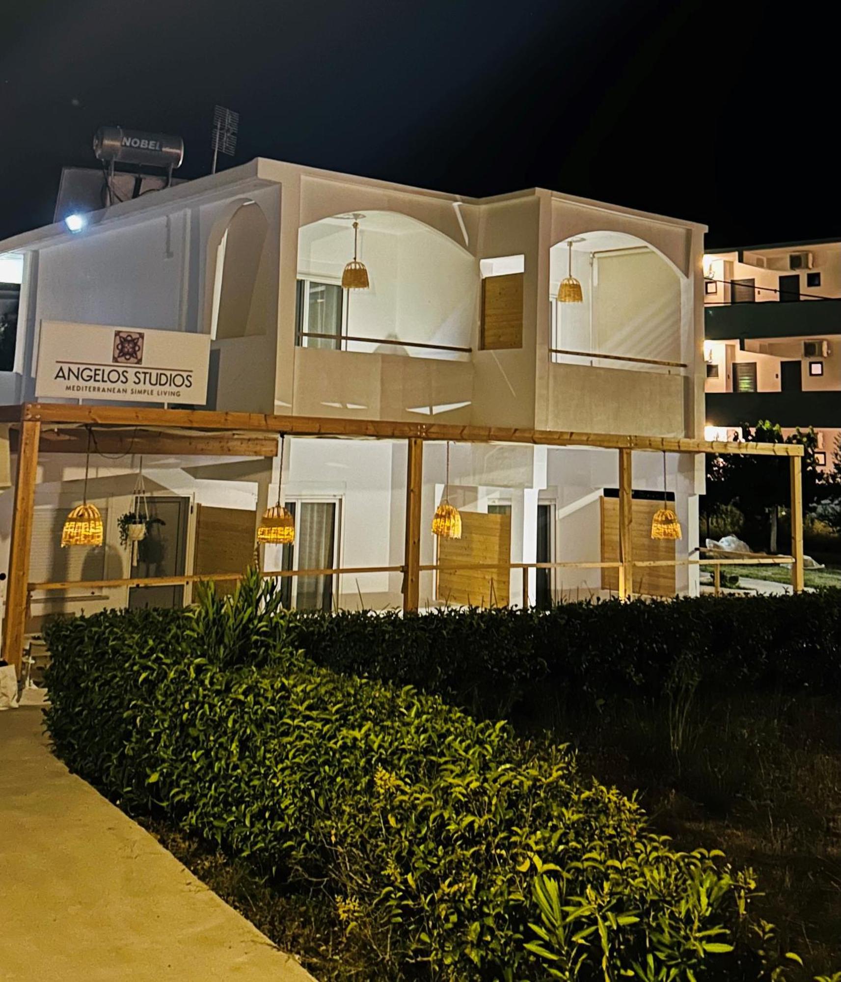 Angelos Studios 1-2 In Faliraki Rhodes-Ground Floor ภายนอก รูปภาพ
